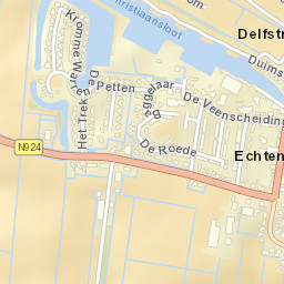 Echtenerbrug Street Map