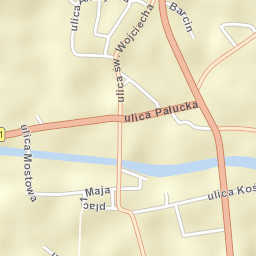 Barcin Street Map