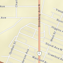 Melfort Street Map