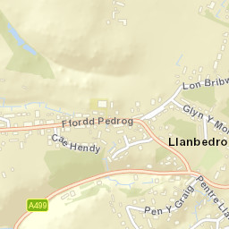 B4413, Llanbedrog, Gwynedd LL53, UK Street Map