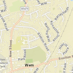 Wem Street Map