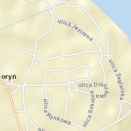 Moryń Street Map