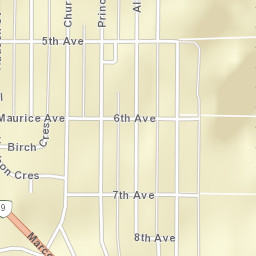 Hudson Bay Street Map