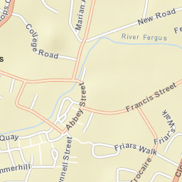 Ennis Street Map