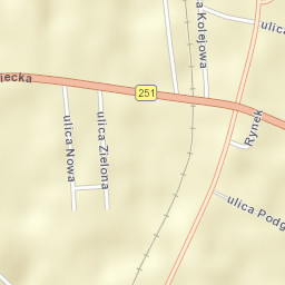 Damasławek Street Map