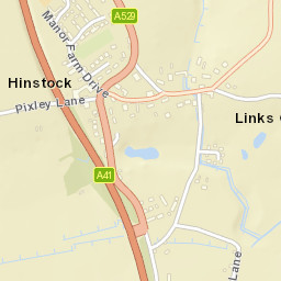 1 Goldstone Road, Hinstock, Market Drayton Street Map