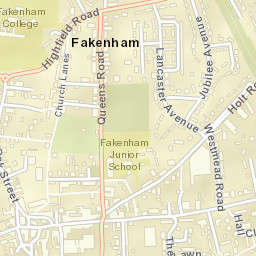 Fakenham Street Map
