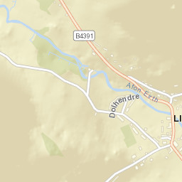 1 Berwyn Street, Llangynog, Oswestry Street Map