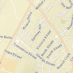 8 Spinney Hill, Melbourne, Derby, Derbyshire Street Map