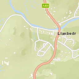 Llanbedr Street Map