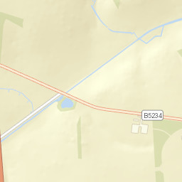 B5234, Burton-on-Trent, Staffordshire Street Map