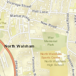 North Walsham Street Map