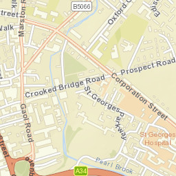 1 Fancy Walk, Stafford, Staffordshire ST16 Street Map