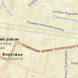 Verkhov’ye Street Map