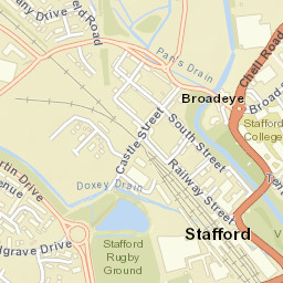 8 Broad Eye, Stafford ST16, UK Street Map