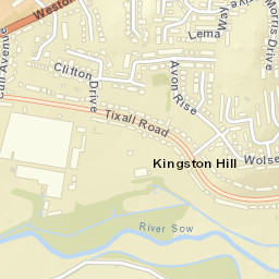 2 Copper Glade Stafford ST16 UK Street Map