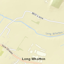 Long Whatton Street Map