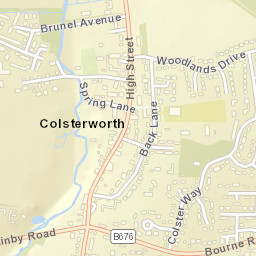 Colsterworth Street Map