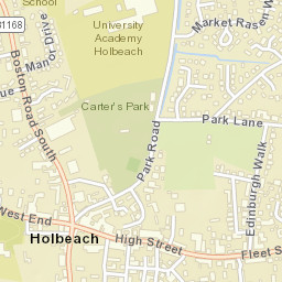 Holbeach Street Map