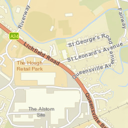 108 Lichfield Road, Stafford ST17, UK Street Map