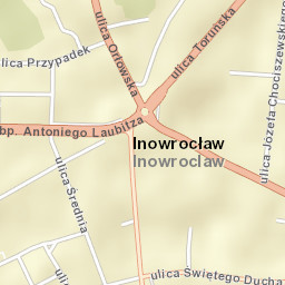 Inowrocław Street Map