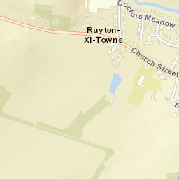 Ruyton-XI-Towns Street Map