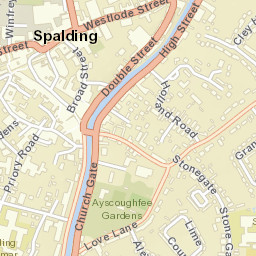 Spalding Street Map