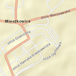 Mieszkowice Street Map