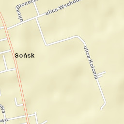 Sońsk Street Map