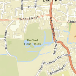Bourne Street Map
