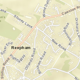 Reepham Street Map