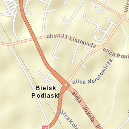 Bielsk Podlaski Street Map