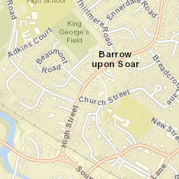 Barrow upon Soar Street Map