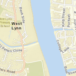 King's Lynn Street Map