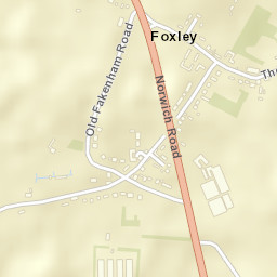Norwich Road, Dereham, Norfolk NR20, UK Street Map