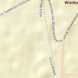 Janowiec Wielkopolski Street Map