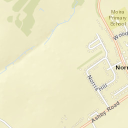 63 Norris Hill, Moira, Swadlincote, Leicestershire Street Map