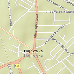 Hajnówka Street Map