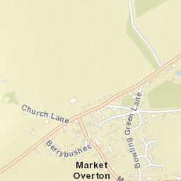 Market Overton Street Map