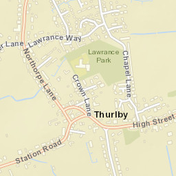 Thurlby Street Map