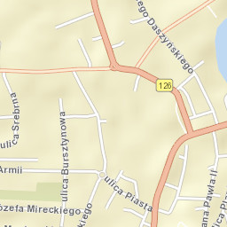 Dębno Street Map