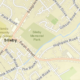 Sileby Street Map