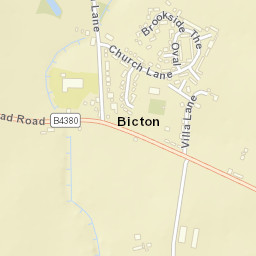 Bicton Street Map