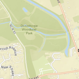 Donisthorpe Street Map