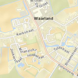 Waarland Street Map