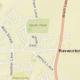 Ravenstone Street Map