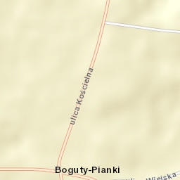 Boguty-Pianki Street Map