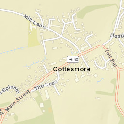 Cottesmore Street Map
