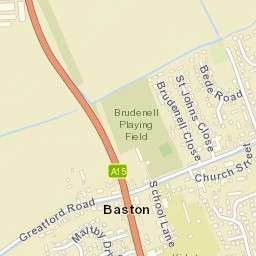 Baston Street Map