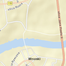Wronki Street Map